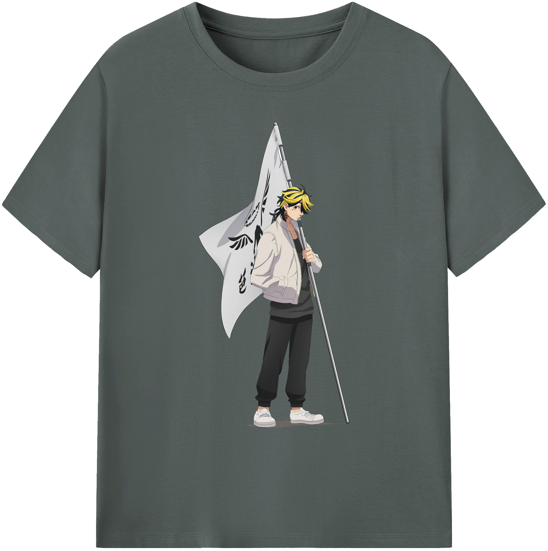 （画像用） 東京リベンジャーズ Tokyo Revengers 綿100％ メンズ半袖Tシャツ｜肌触りやわらか＆通気性